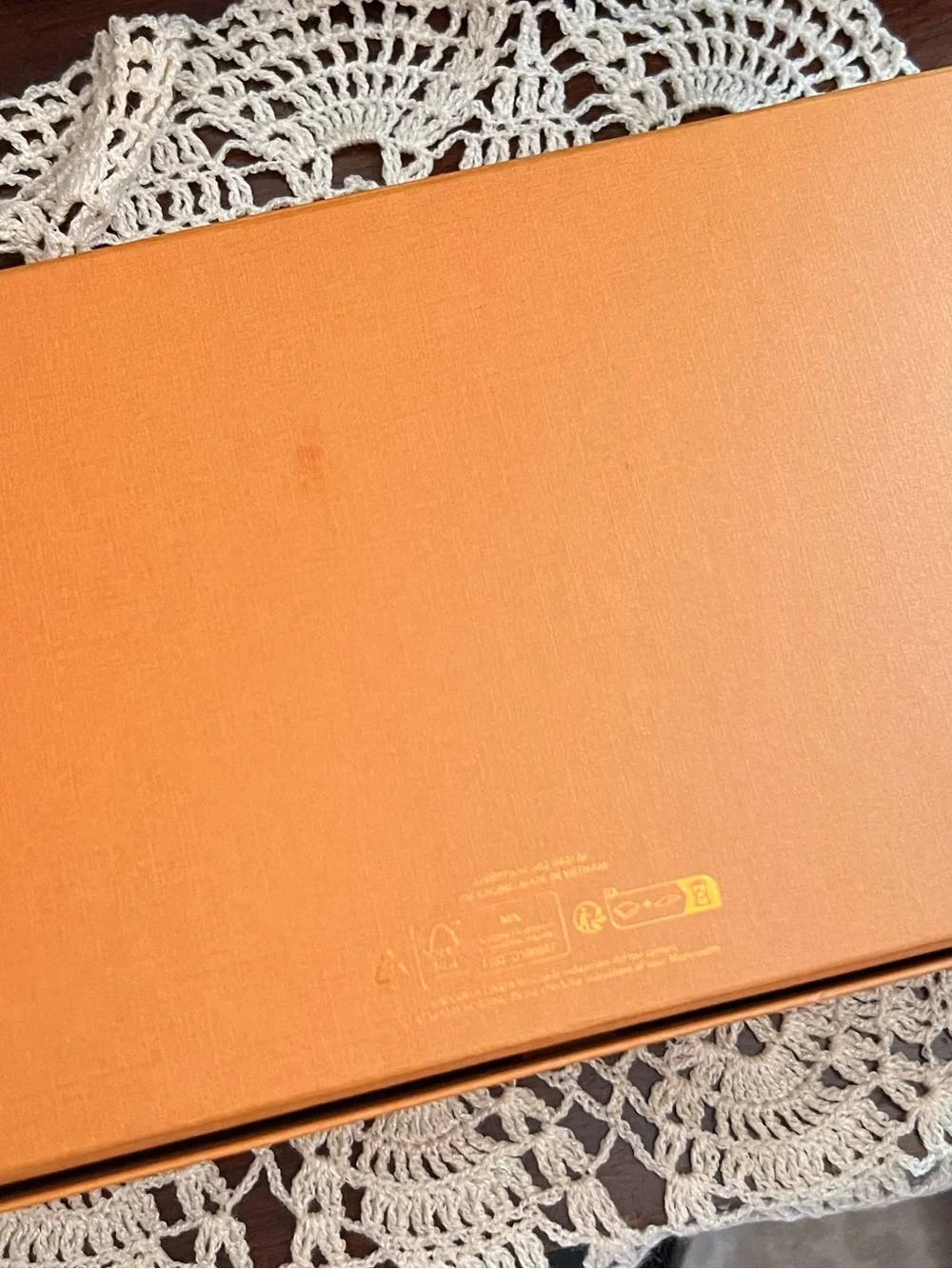 Authentic Louis Vuitton Empty Medium Gift Box 7” X 11” X 3” Ribbon Note Card